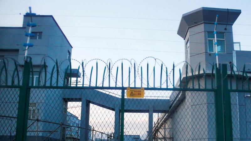 新疆一所再教育营。(路透社)